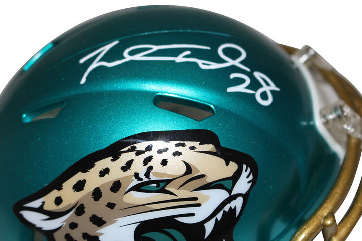 Fred Taylor Autographed Jacksonville Jaguars Flash Mini Helmet Beckett 35594