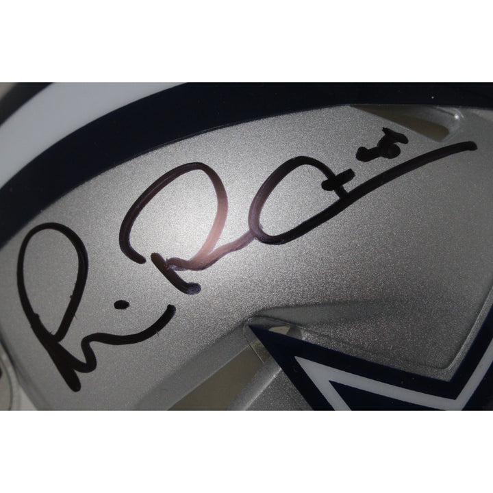 Michael Irvin Autographed/Signed Dallas Cowboys Mini Helmet Beckett 53631
