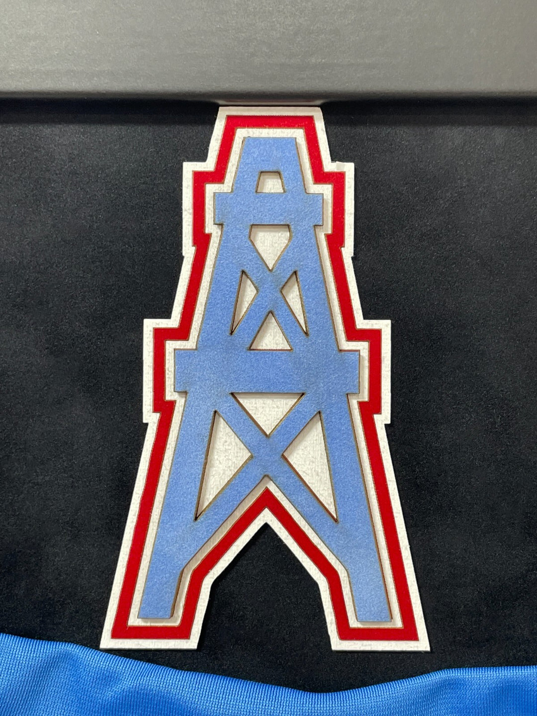 Earl Campbell Autographed Houston Oilers Jersey Framed BAS Signed Memorabilia