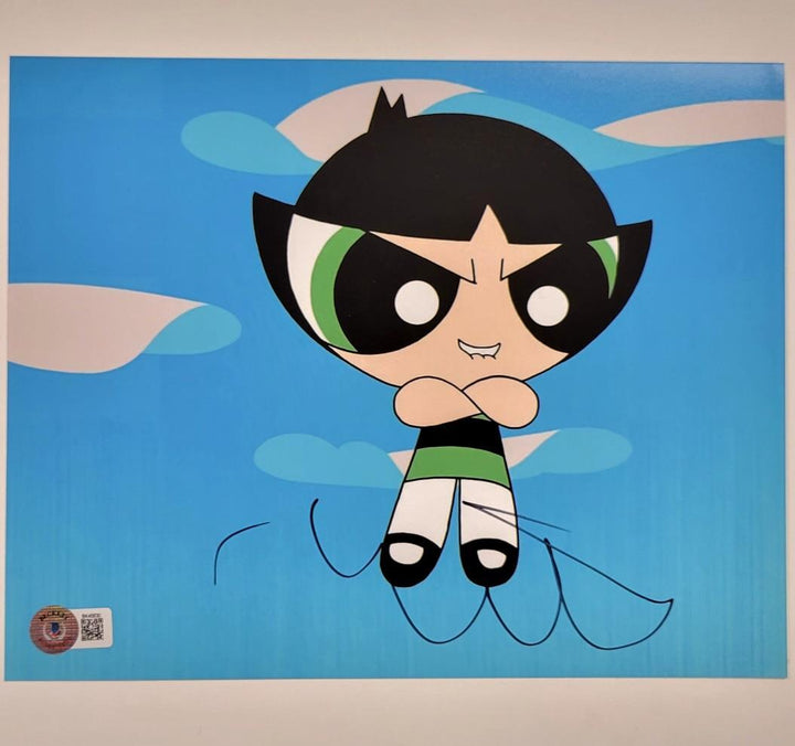 Natalie Palamides signed Powerpuff Buttercup 8x10 photo autograph B Beckett BAS