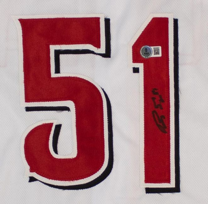 Brady Singer Cincinnati Signed White Baseball Jersey BAS