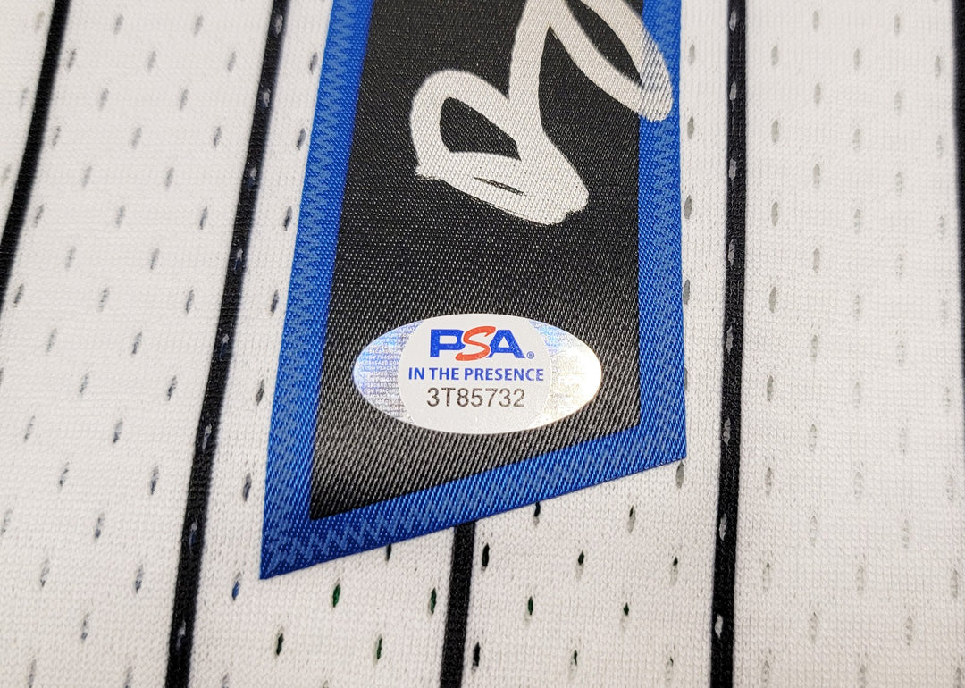 Magic Anfernee Penny Hardaway Auto White Mitchell Ness HWC Swingman Jersey L PSA