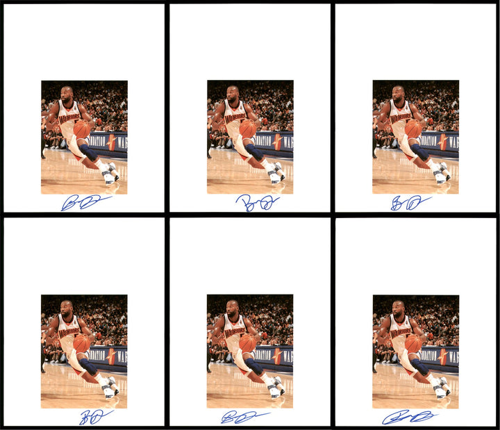 Baron Davis Signed 8.5x11 Photo 12 Count Lot Golden State Warriors