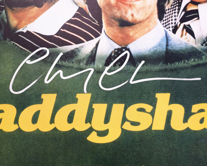 Chevy Chase Signed 27x40 Caddyshack Movie Poster Beckett BAS Witness