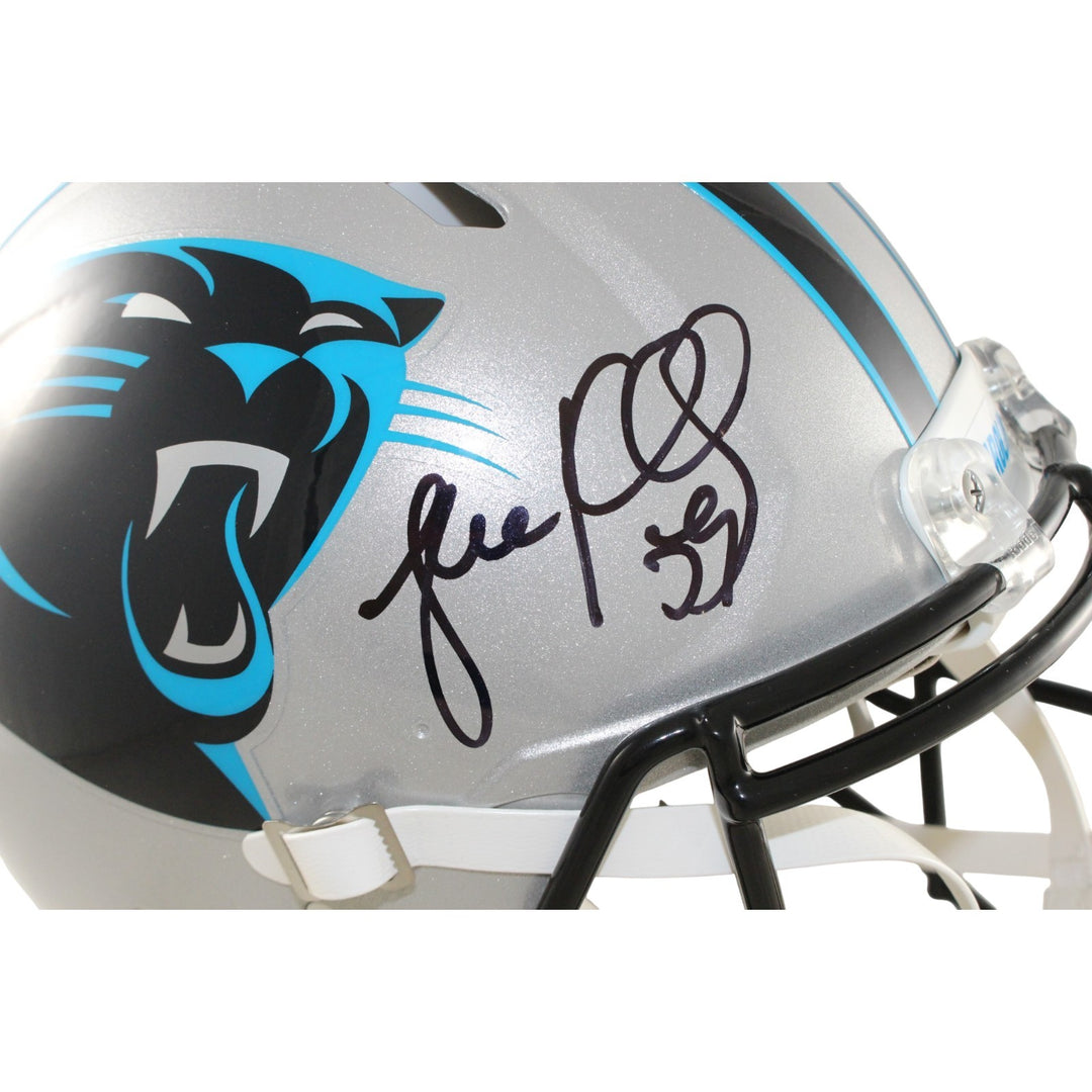 Luke Kuechly Autographed Carolina Panthers Authentic Helmet Beckett WIT 56874