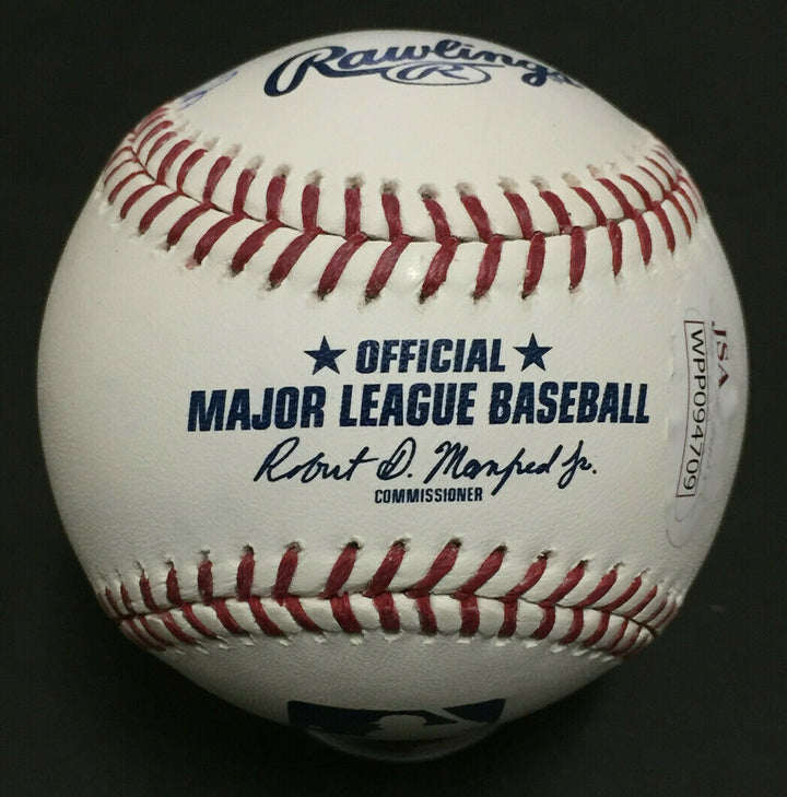 Frank Robinson signed Official MLB Baseball Mint HOF 82 Autograph JSA COA