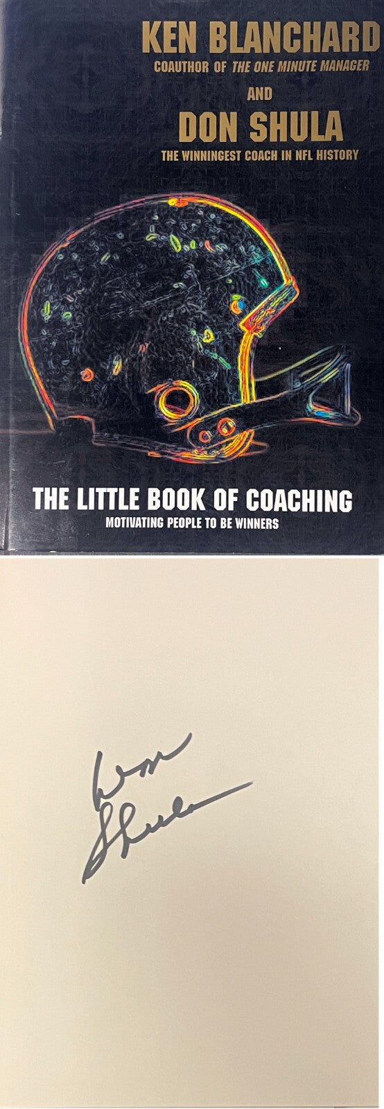 Don Shula signed 2001 The Little Book of Coaching: Motivating People Book- COA
