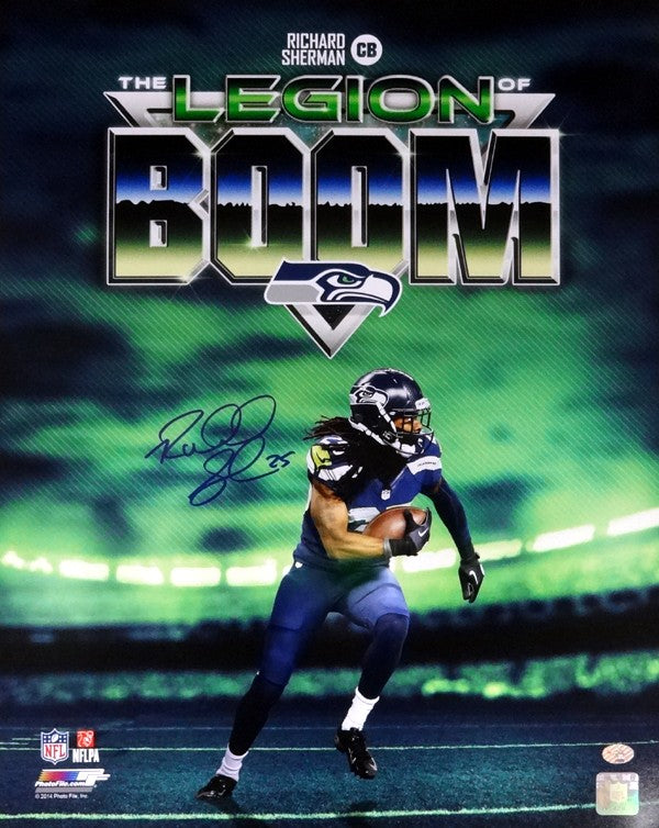 Richard Sherman Signed 16x20 Photo Seattle Seahawks Legion of Boom RS Holo
