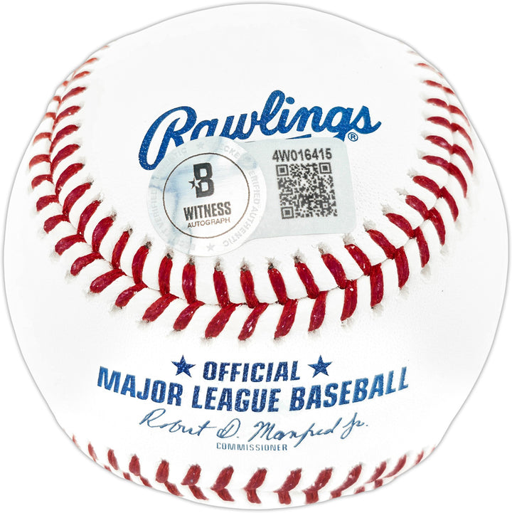 John Kruk Signed MLB Baseball Philadelphia Phillies Beckett Witness