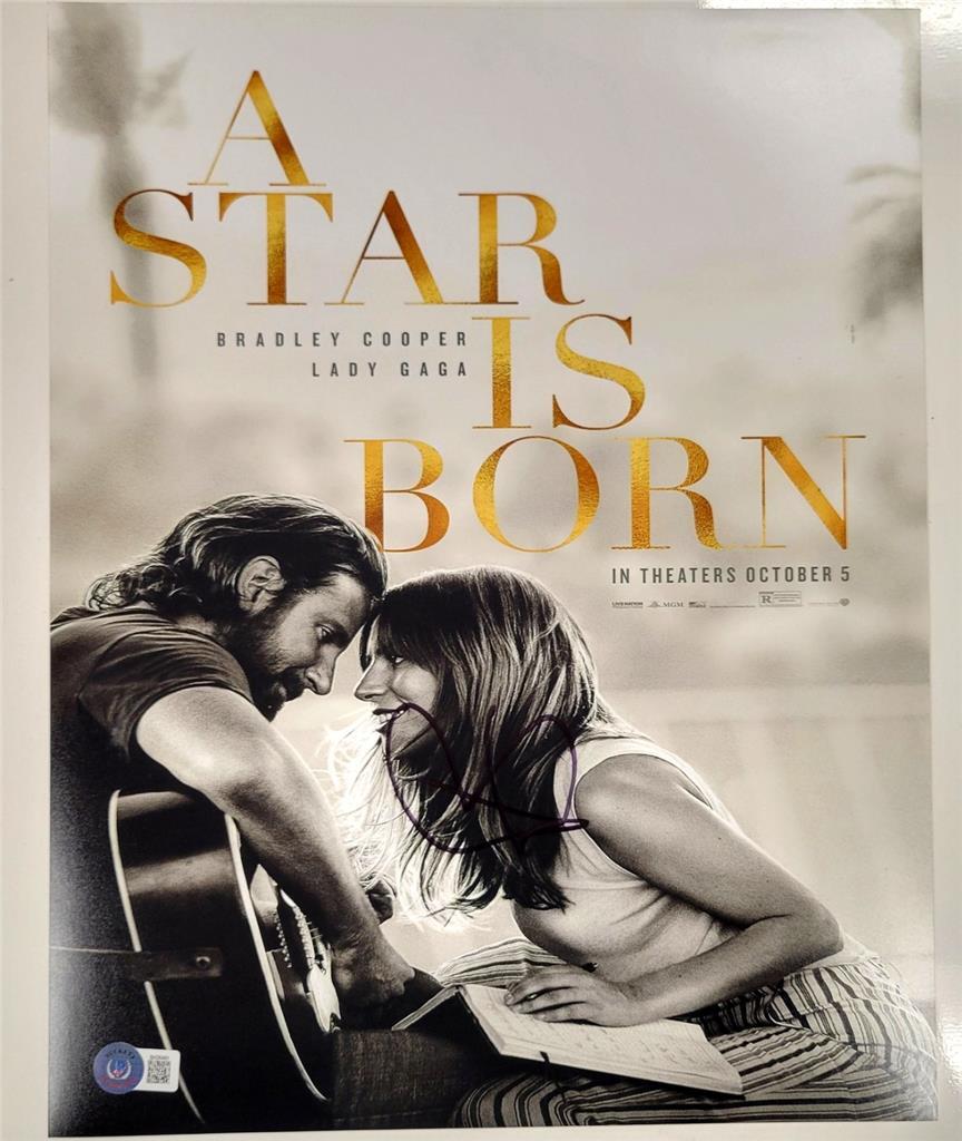Bradley Cooper signed A Star is Born 11x14 photo autograph ~ Beckett BAS Holo