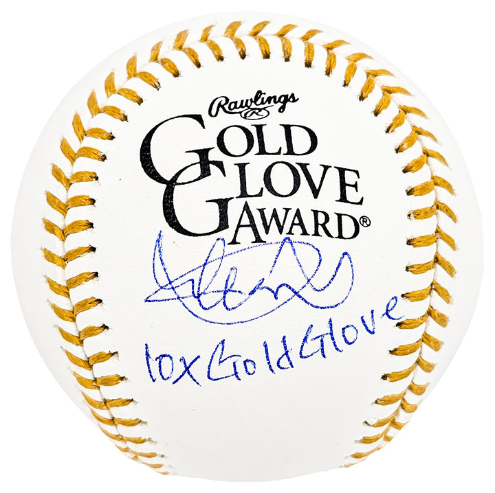 Ichiro Suzuki Auto Official Gold Glove Baseball Mariners 10x Gold Glove IS Holo