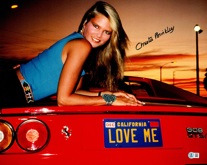 Christie Brinkley Signed 16x20 Photo Vacation Beckett BAS Witness
