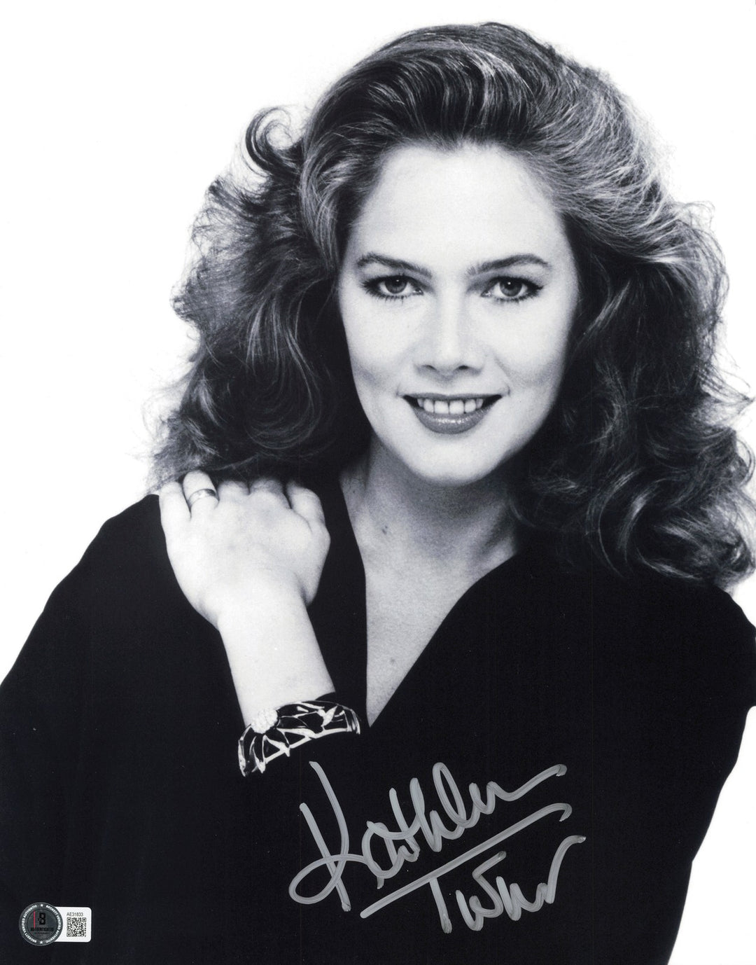 Kathleen Turner Autographed Signed 11x14 Photo Beckett BAS QR #AE31833
