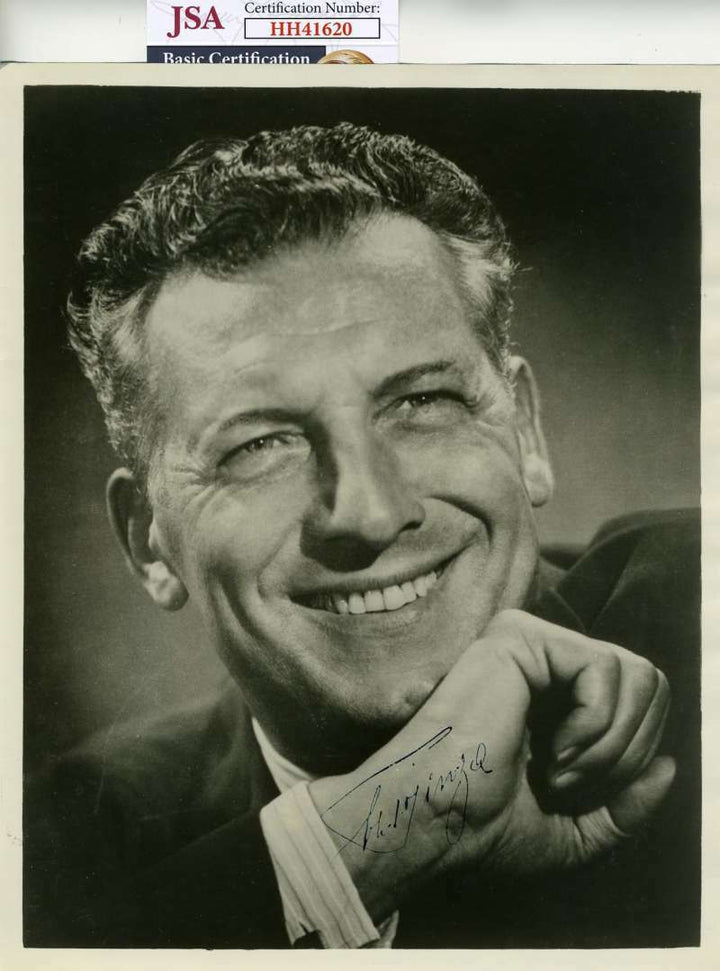 Ezio Pinza JSA Coa Signed 8x10 Photo Autograph