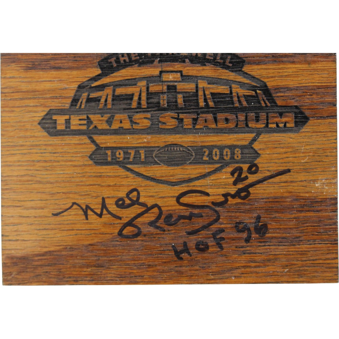 Drew Pearson Mel Renfro Signed Dallas Cowboys Texas Stadium Block Beckett 54984