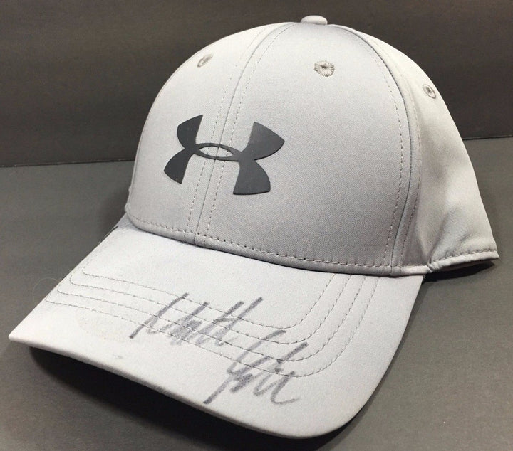 MATTHEW FITZPATRICK SIGNED AUTOGRAPH HAT CAP GOLF UNDER ARMOUR MASTERS PGA COA