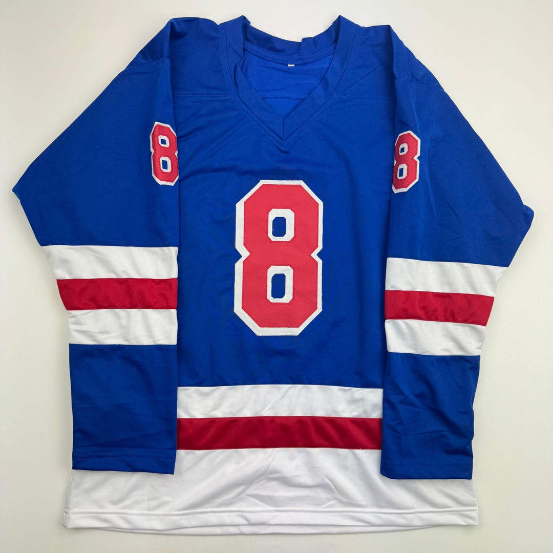 Autographed/Signed J.T. Miller New York Blue Hockey Jersey BAS COA