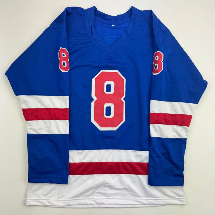 Autographed/Signed J.T. Miller New York Blue Hockey Jersey BAS COA