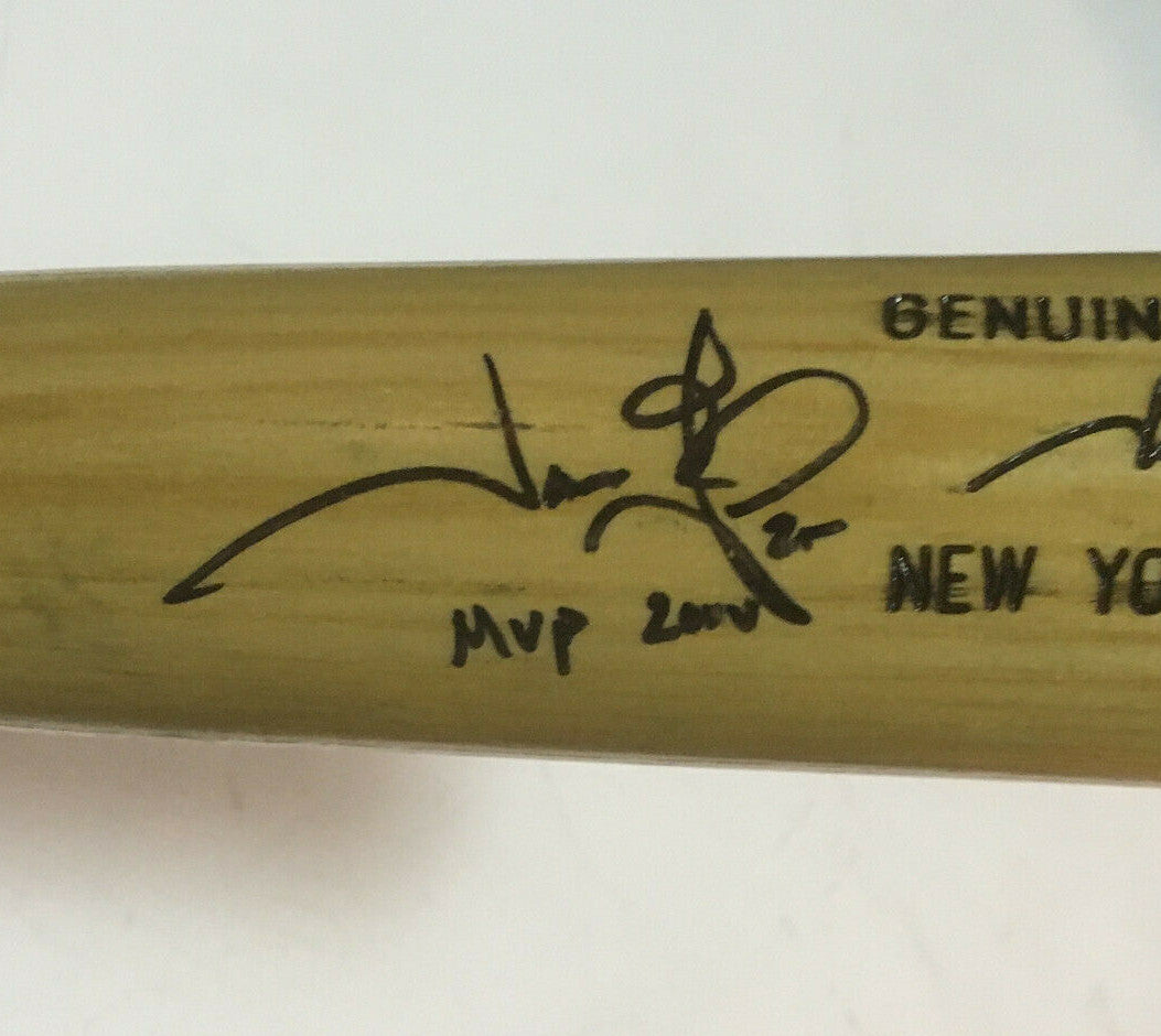 Jason Giambi signed Game Issued 34 “ LS Baseball bat INS 2000 MVP Autograph JSA