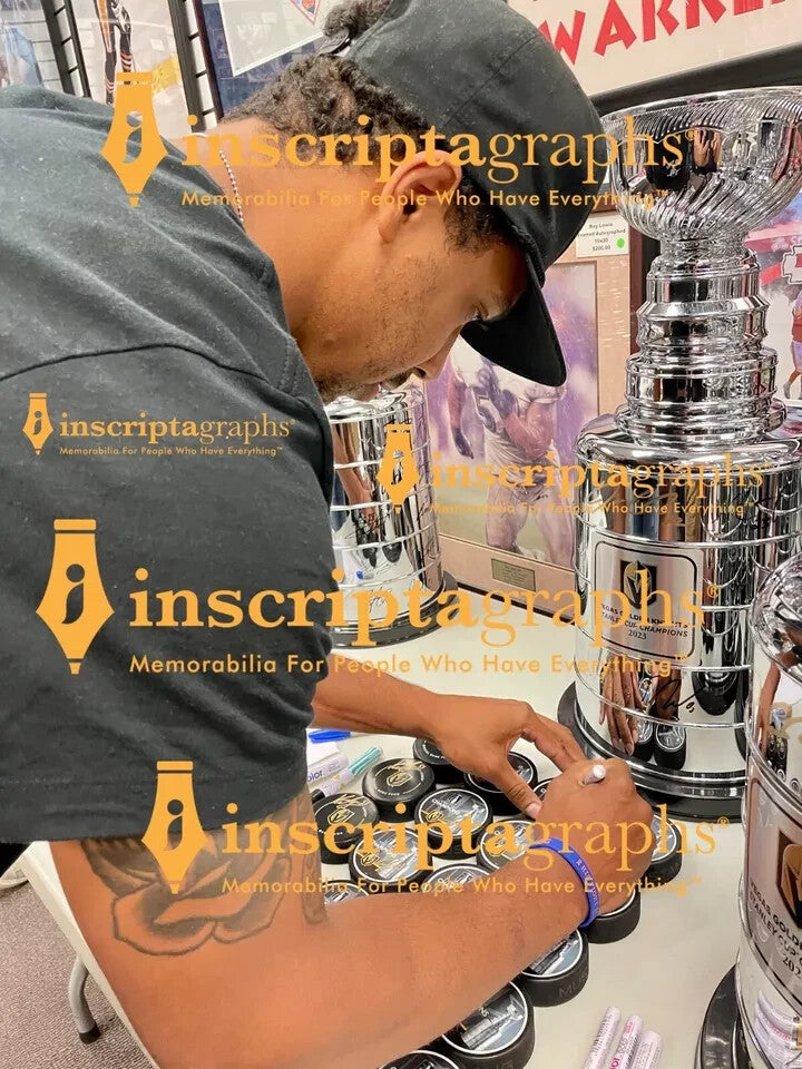 Keegan Kolesar Autographed Stanley Cup Vegas Golden Knights 8x10 Photo COA IGM