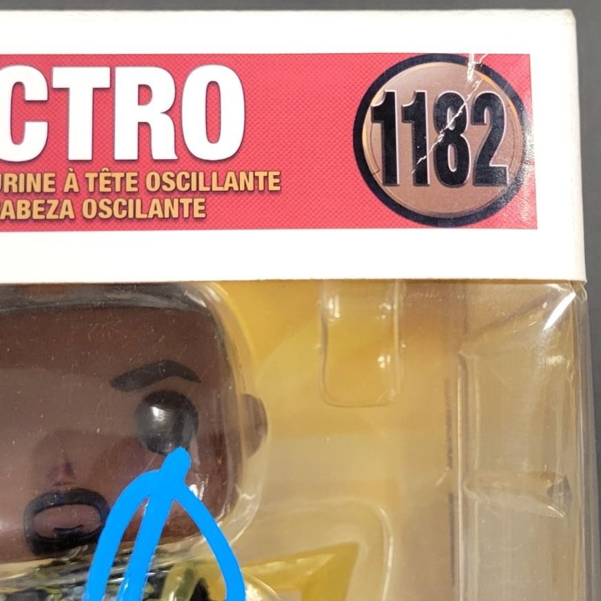 Jamie Foxx signed Electro Jumbo Funko Pop! 1182 autograph Spider-Man Beckett BAS