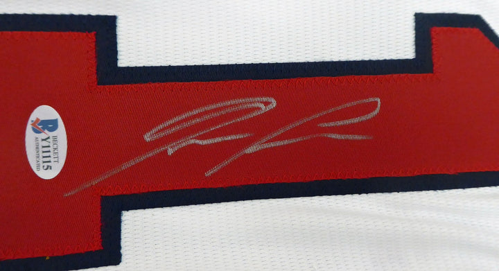 Atlanta Braves Ronald Acuna Jr. Signed Nike White Jersey Size XL Beckett BAS