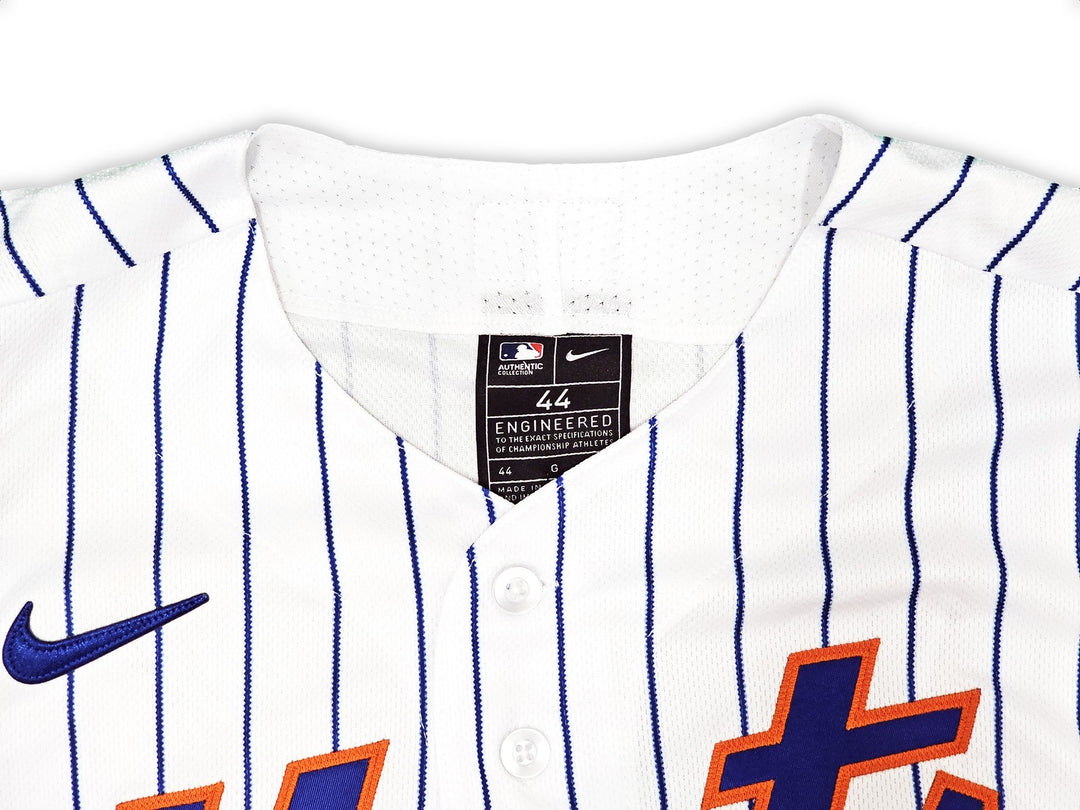 Mets Jacob deGrom Signed White Nike Authentic Jersey Size 44 Fanatics Holo