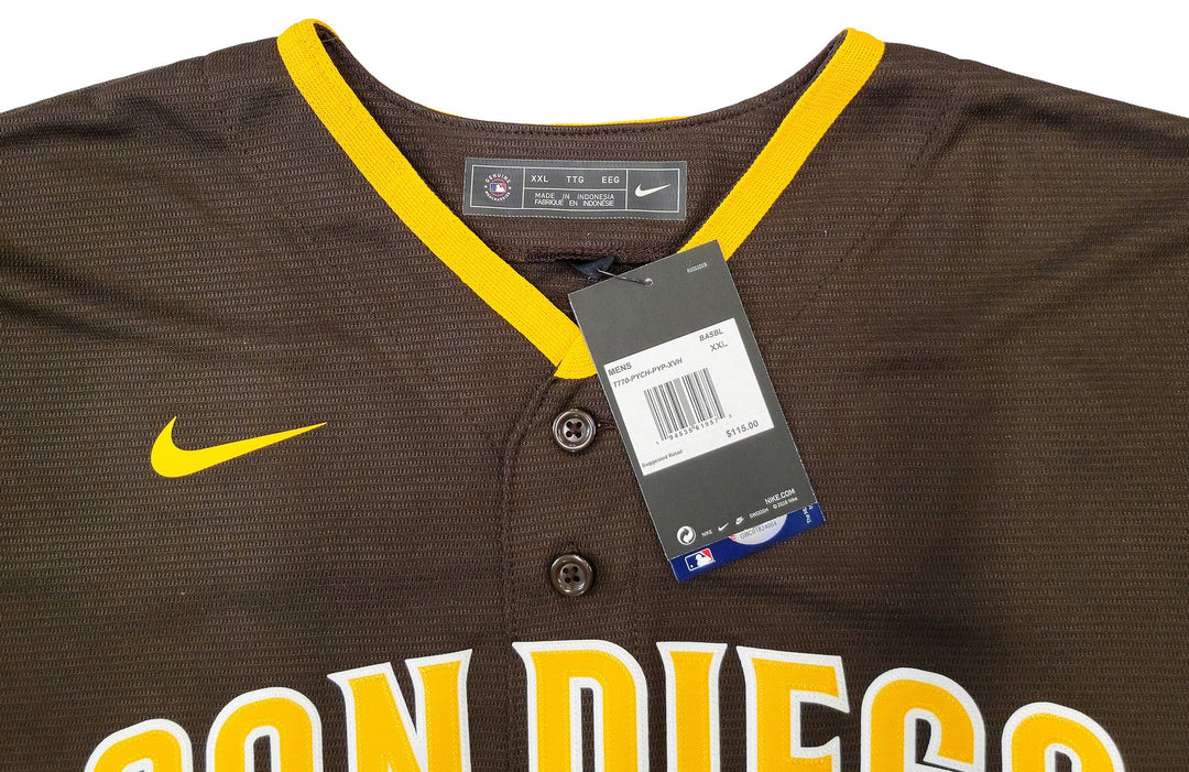 Padres Fernando Tatis Jr. Signed Brown Nike Jersey Size XXL "23" Beckett