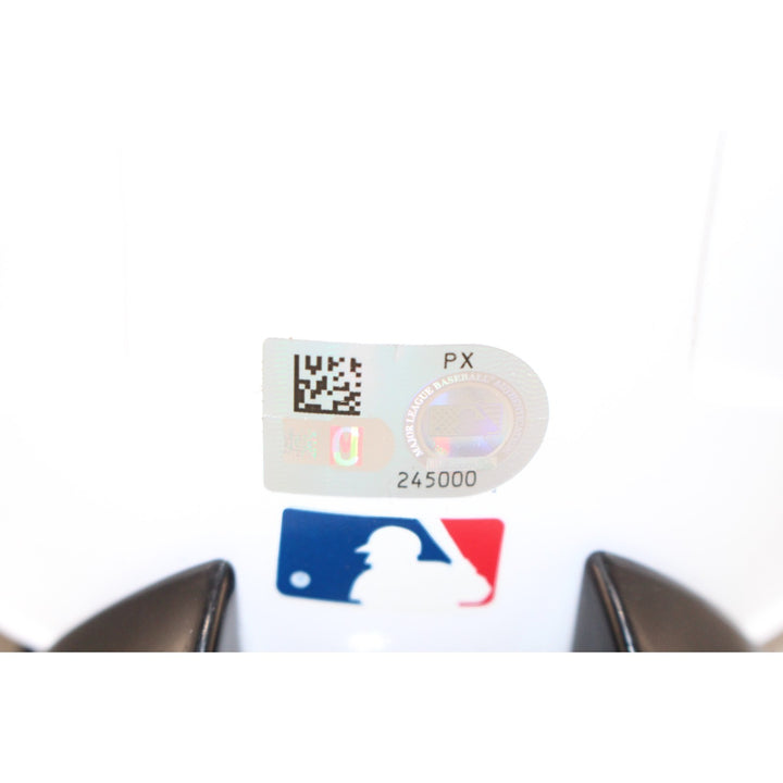 Kris Bryant Autographed Chicago Cubs White Mini Batting Helmet Fanatics 53284