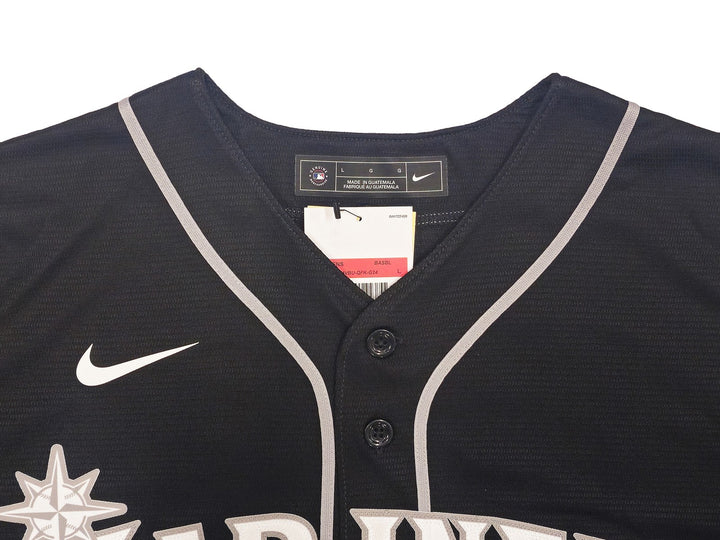 Seattle Mariners Ken Griffey Jr. Signed Black Nike Jersey Size L Beckett Witness