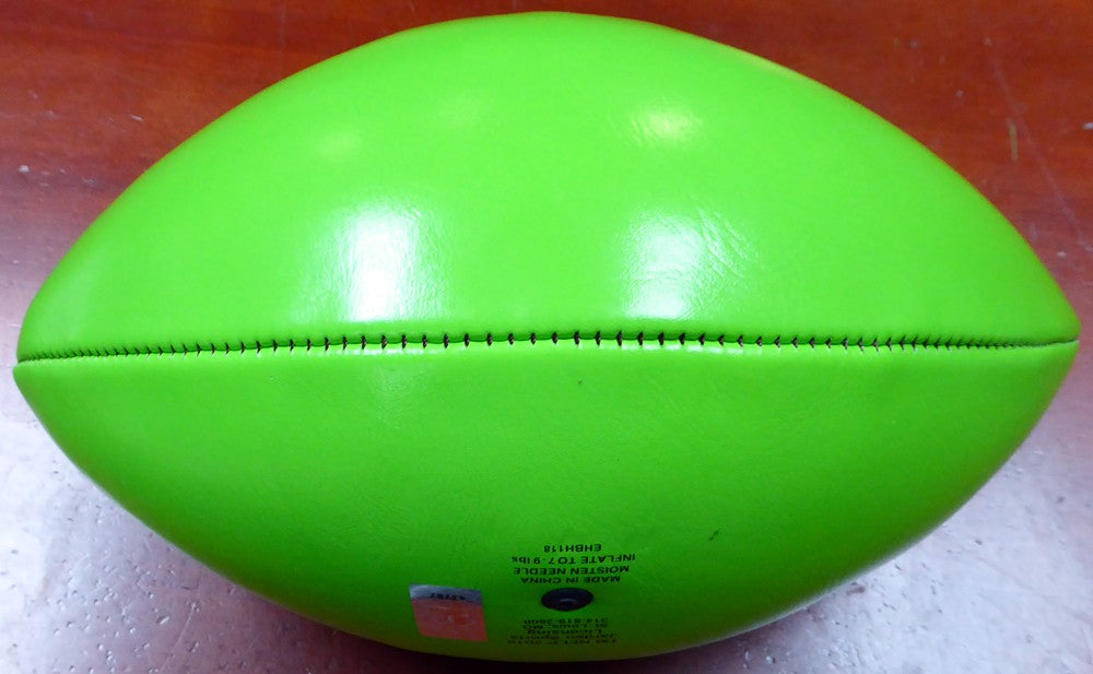 Russell Wilson Signed Green Logo Football Seattle Seahawks RW Holo