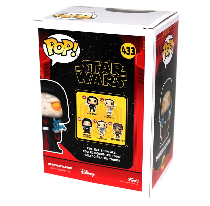Ian McDiarmid Autographed Funko Pop Star Wars Emperor Palpatine 433 JSA IGM COA