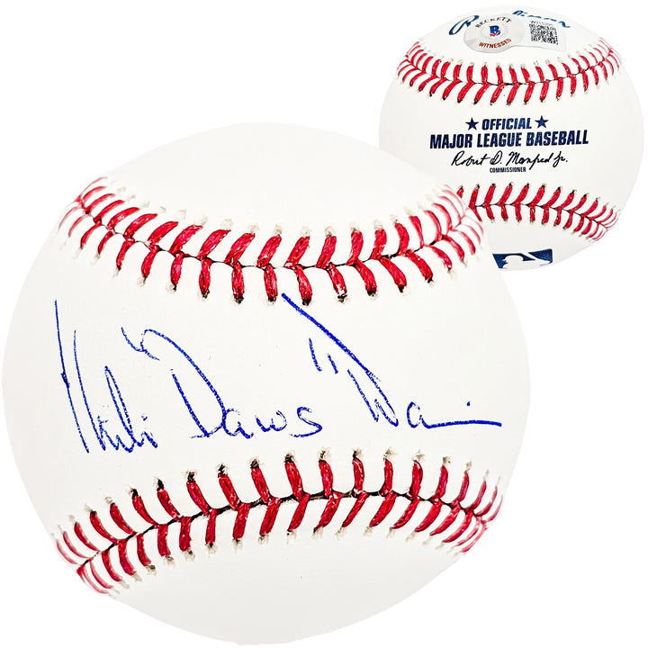 Chili Davis Autographed Signed MLB Baseball New York Yankees "Dawg" Beckett Wit