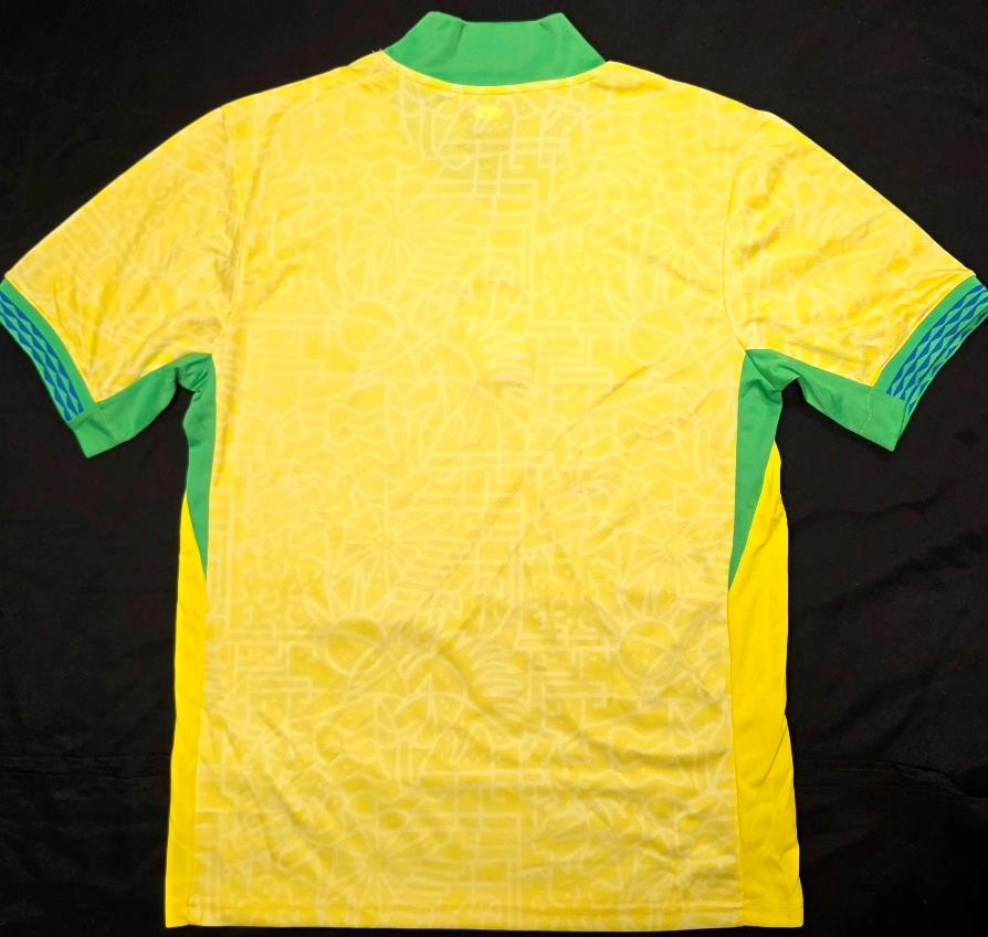 2024 Brazil Team Signed Jersey (16 Autos) Vini Jr, Rodrygo, Danilo, Rafael ~ JSA