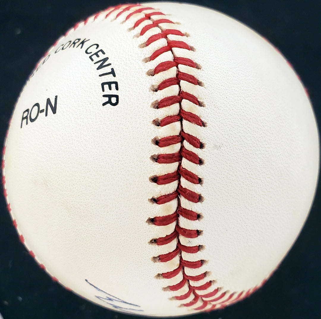Eddie Sawyer Signed Official NL Baseball Los Angeles Dodgers, Reds PSA/DNA