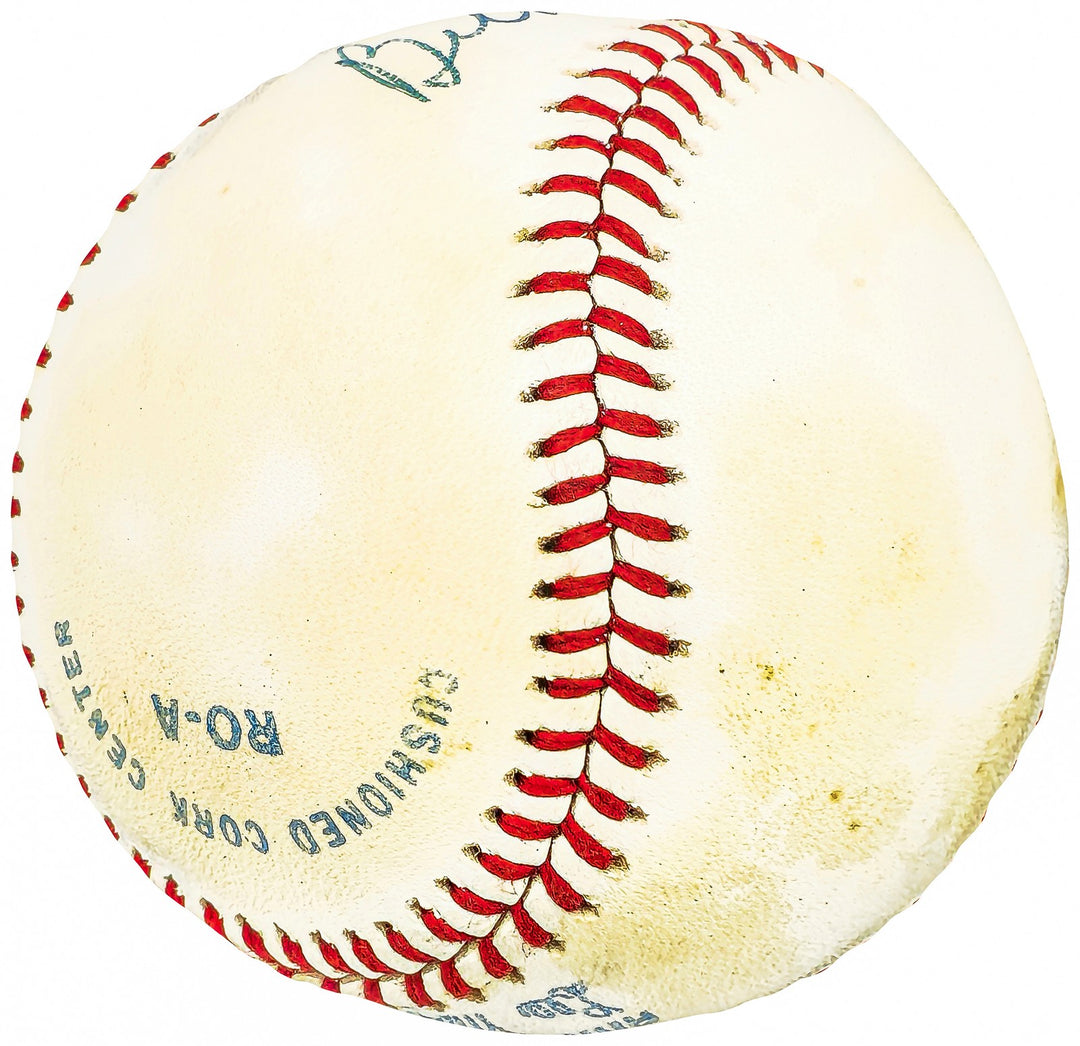 Bill Fischer Signed Official MacPhail American League Baseball White Sox Vintage