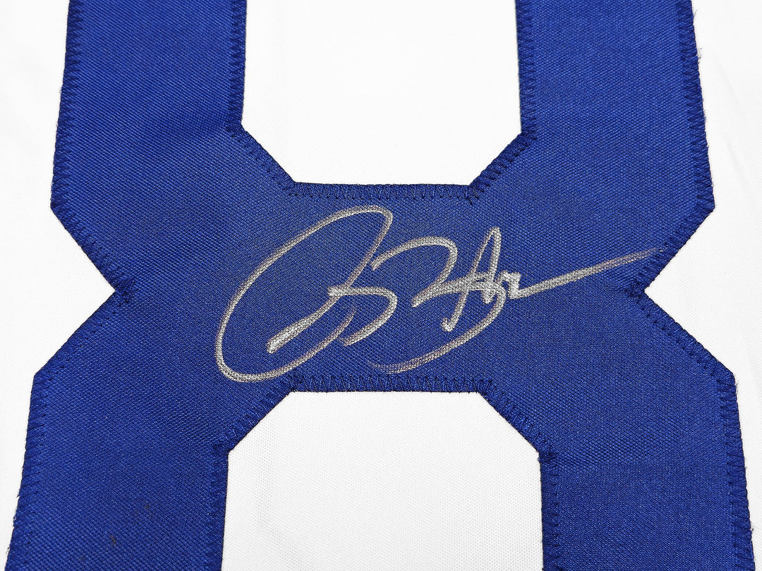 St. Louis Rams Isaac Bruce Signed White Jersey "HOF 20" Beckett Witness