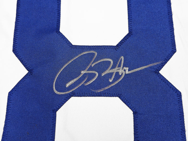 St. Louis Rams Isaac Bruce Signed White Jersey "HOF 20" Beckett Witness