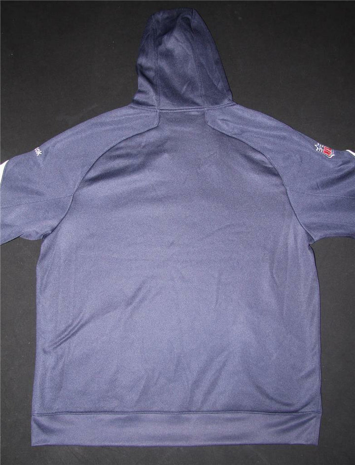 NFL Team Apparel New England Patriots Hoodie L Large NEW WITH TAGS Blue & Red