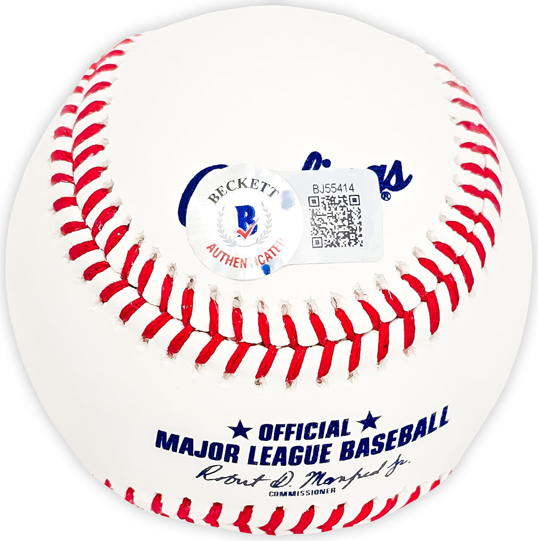 Oneil Cruz Signed MLB Baseball Pittsburgh Pirates "MLB Debut 10-2-21" Beckett