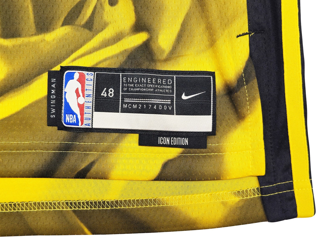 Warriors Stephen Curry Auto Black Nike Swingman Icon Edition Jersey Size 48 JSA