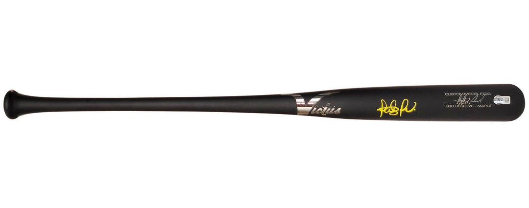 Fernando Tatis Jr. Signed Matte Black Victus Game Model Bat Padres Beckett
