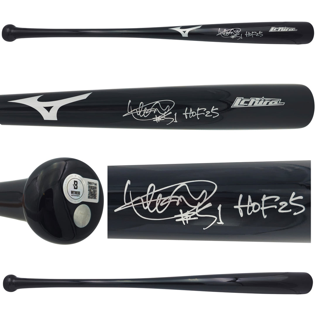 Ichiro Suzuki Auto Mizuno Player Model Baseball Bat Mariners Auto HOF 25 Beckett