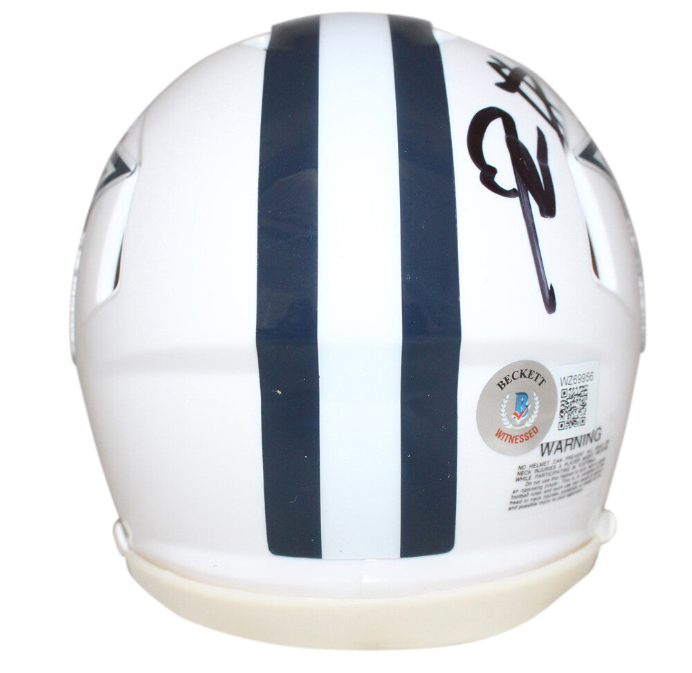 Deion Sanders Autographed Dallas Cowboys Mini Helmet '22 alt Beckett 40248