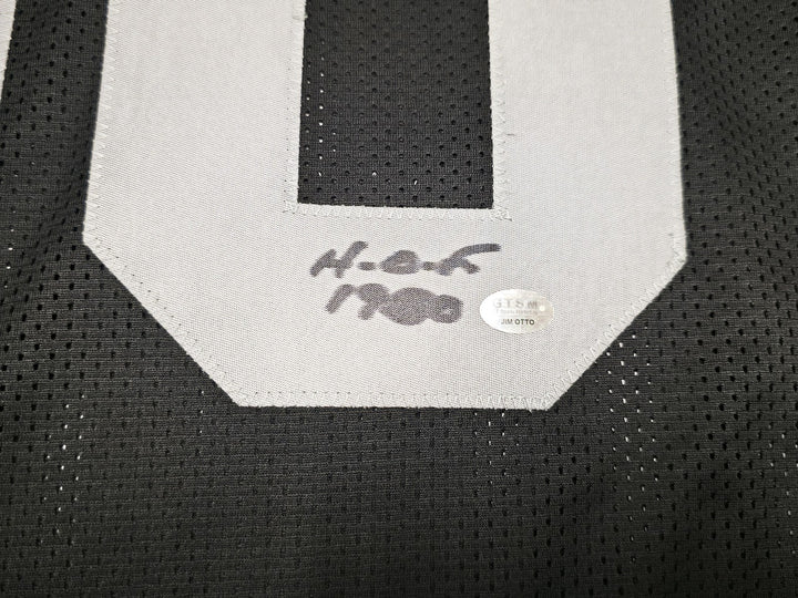 Oakland Raiders Jim Otto Autographed Black Jersey GTSM