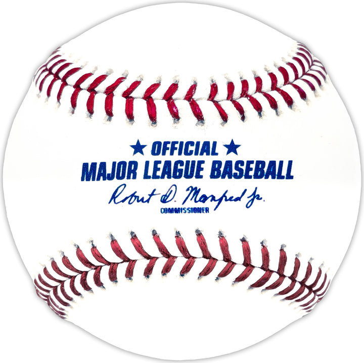 Edgar Martinez Signed Official HOF Logo Baseball Mariners Beckett Witness
