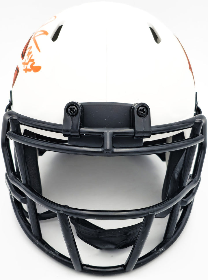 Richard Dent Auto Bears Lunar Eclipse White Speed Mini Helmet MVP XX Beckett Wit
