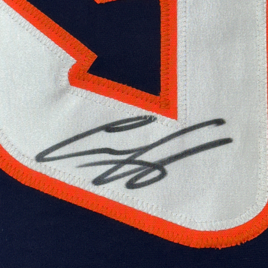 Framed Autographed/Signed Ilya Sorokin 33x42 New York Blue Retro Jersey JSA COA