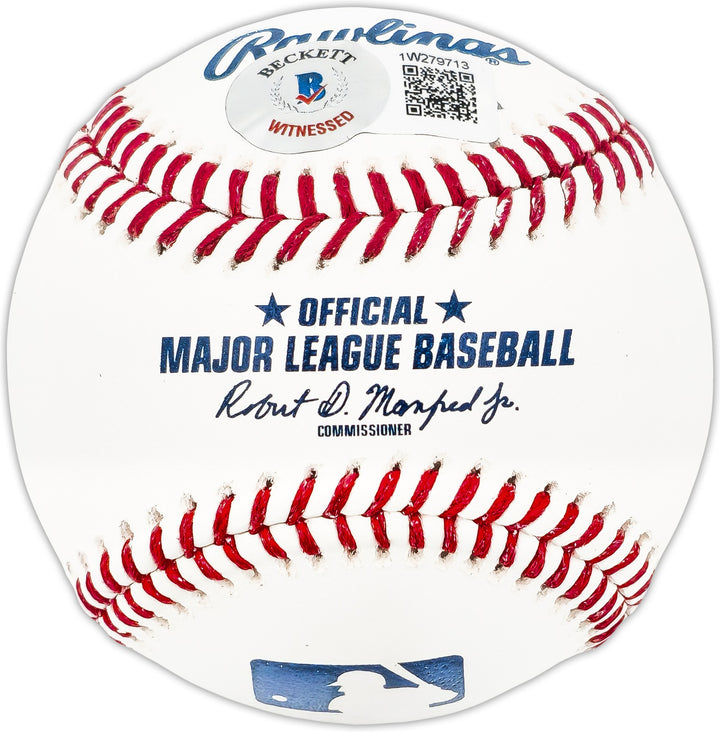 Graig Nettles Signed Official MLB Baseball Yankees "77 & 78 WSC" Beckett Witness