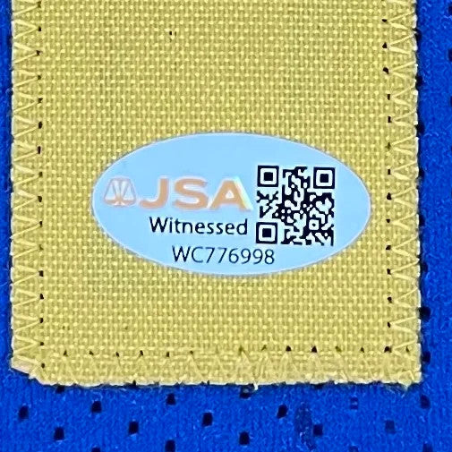 Yaxel Lendeborg Signed Jersey JSA Golden State Warriors Autographed